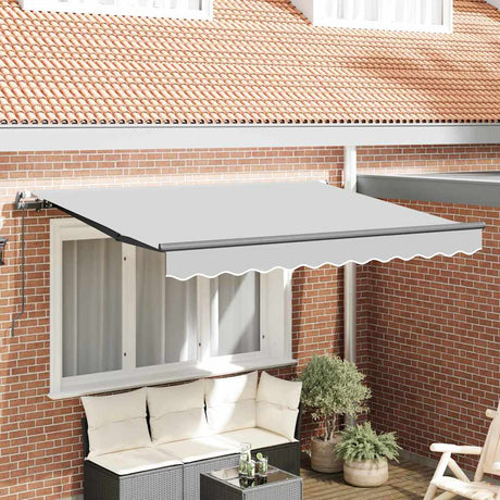 Vidaxl zijde frame antraciet 2,5 x 2 m metaal