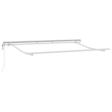 Vidaxl zijde frame wit 3,5 x 2 m metaal