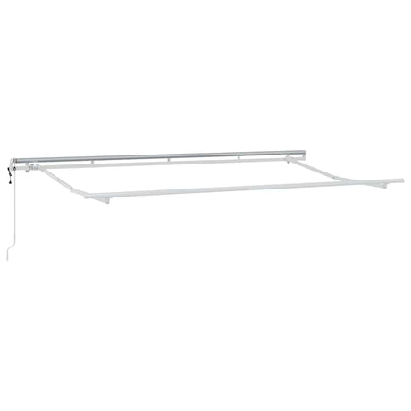 Vidaxl zijde frame wit 4 x 2 m metaal
