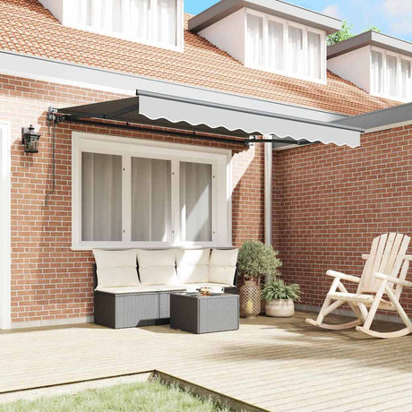 Vidaxl zijde frame antraciet 3 x 2 m metaal