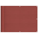 Vidaxl balkonscherm terracotta 75x1000 cm 100% polyester oxford