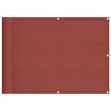 Vidaxl balkonscherm terracotta 75x1000 cm 100% polyester oxford