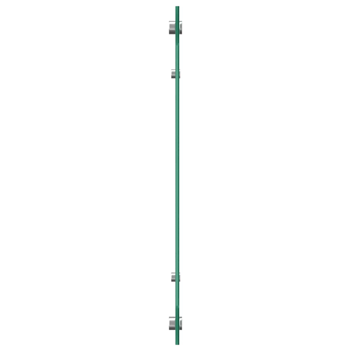 Vidaxl keuken spatscherm doorzichtig 110 x 50 cm gehard glas