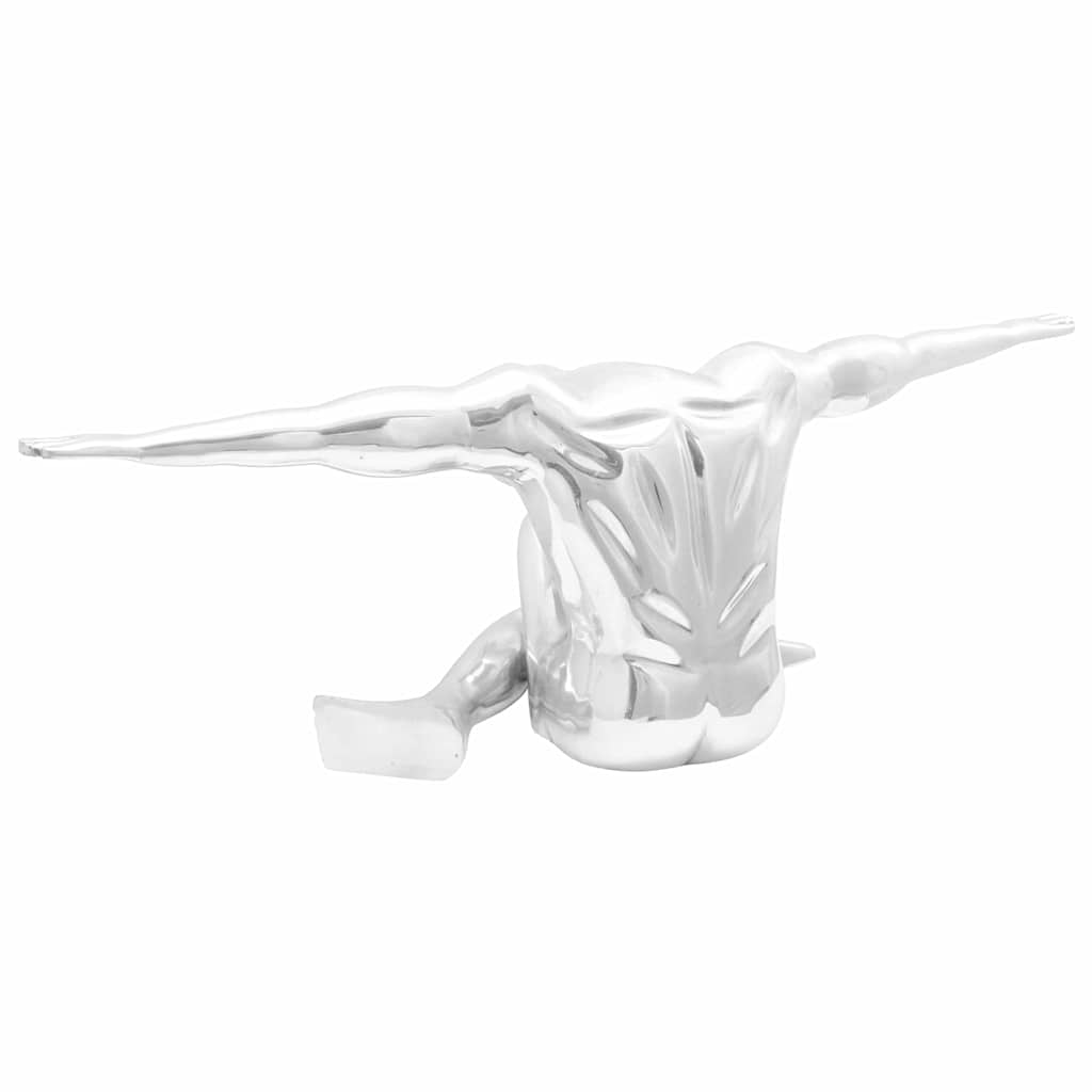 Vidaxl sculptuur zilver 91,5 x 32 x 33 cm aluminium