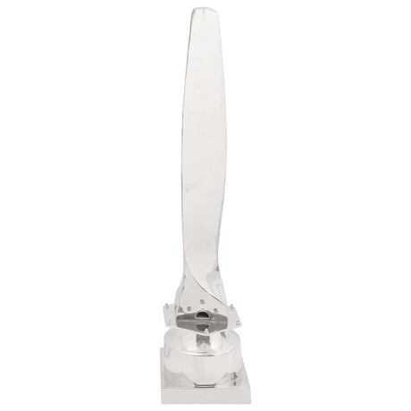 Vidaxl sculptuur zilver 26 x 26 x 110 cm aluminium