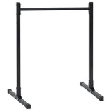 Vidaxl dip station 2 pcs zwart 55 x 90 x 104.5 cm gepoedercoat staal
