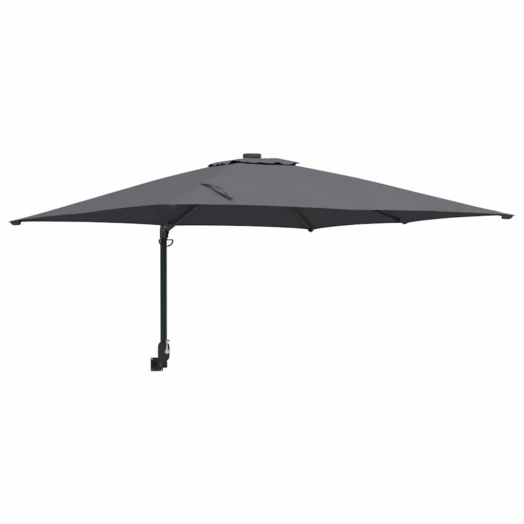 Vidaxl tuinparasol antraciet 248,5 x 247,5 x 160 cm polyester en staal