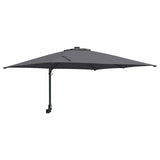 Vidaxl tuinparasol antraciet 248,5 x 247,5 x 160 cm polyester en staal