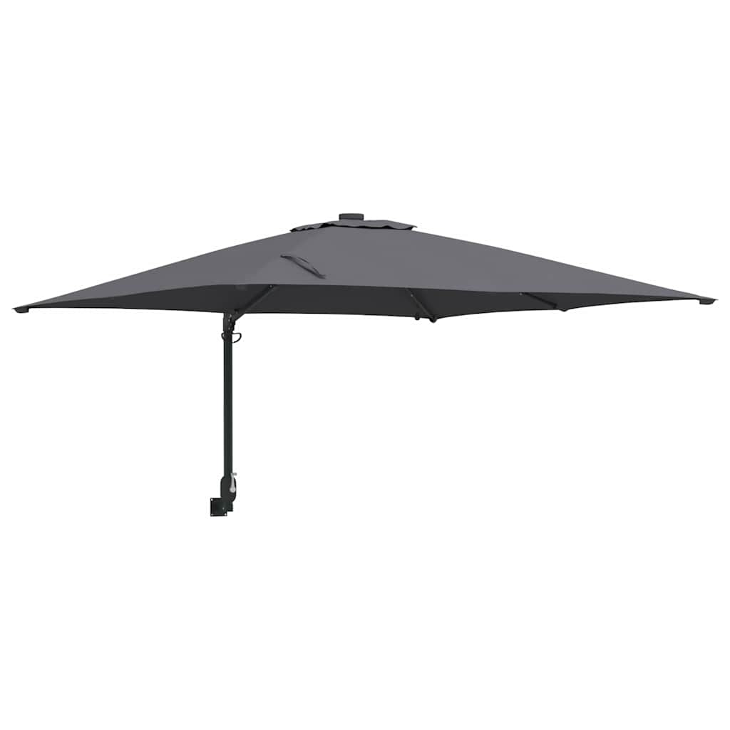 Vidaxl tuinparasol antraciet 248,5 x 247,5 x 160 cm polyester en staal