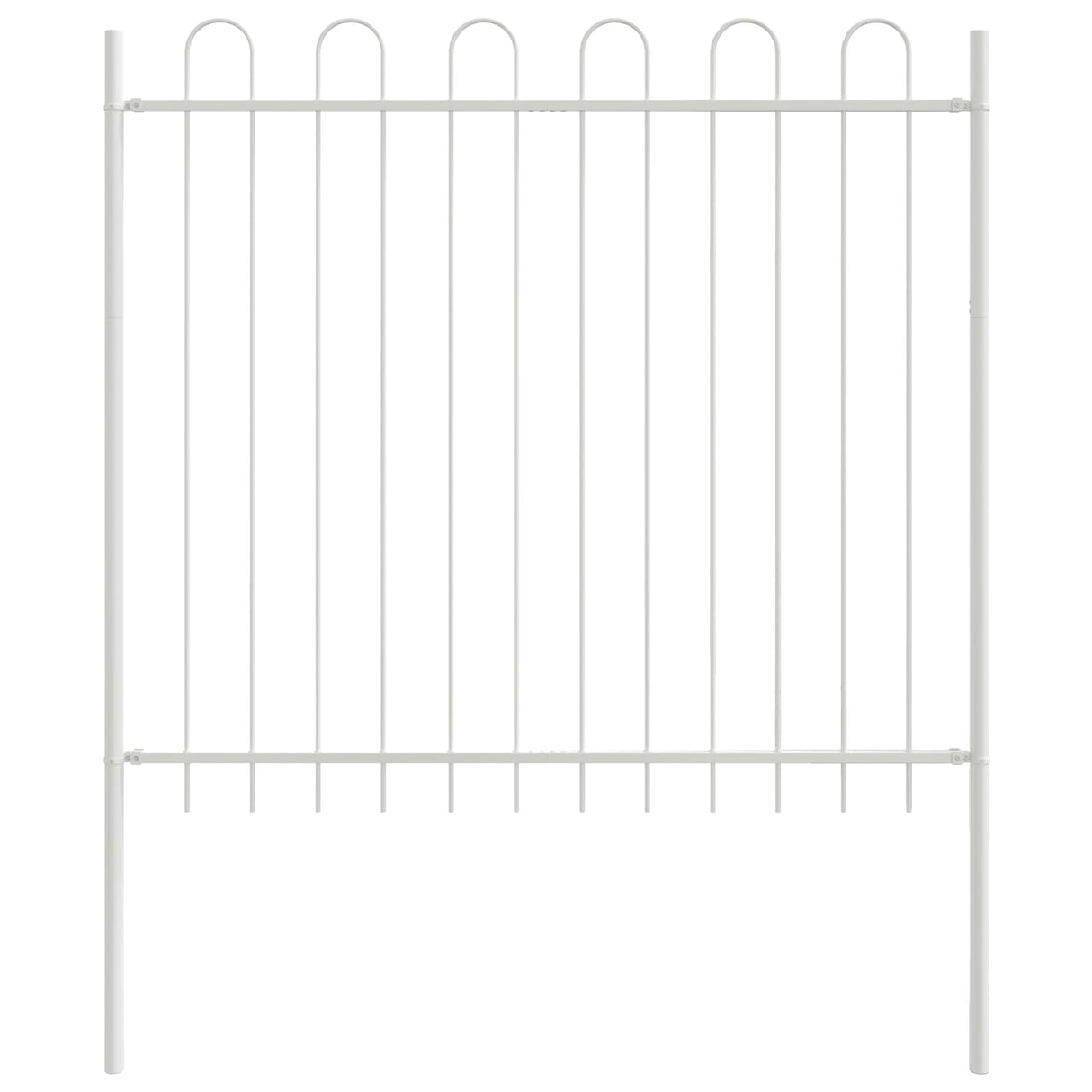 Vidaxl tuinhek 3 pcs grijs 5,1 x 0,6 m poedercoating staal