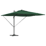 Vidaxl parasol groen 286 x 284 x 270 cm aluminium en polyester