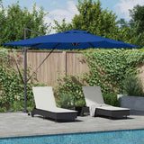 Vidaxl parasol azure blauw 286 x 284 x 270 cm aluminium en polyester