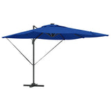 Vidaxl parasol azure blauw 286 x 284 x 270 cm aluminium en polyester