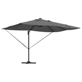 Vidaxl parasol antraciet 352 x 251 x 265 cm polyester en aluminium