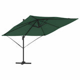 Vidaxl roma parasol groen 286 x 284 x 265 cm aluminium en polyester