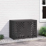 Vidaxl airconditioner hoes zwart 100 x 50 x 70 cm staal