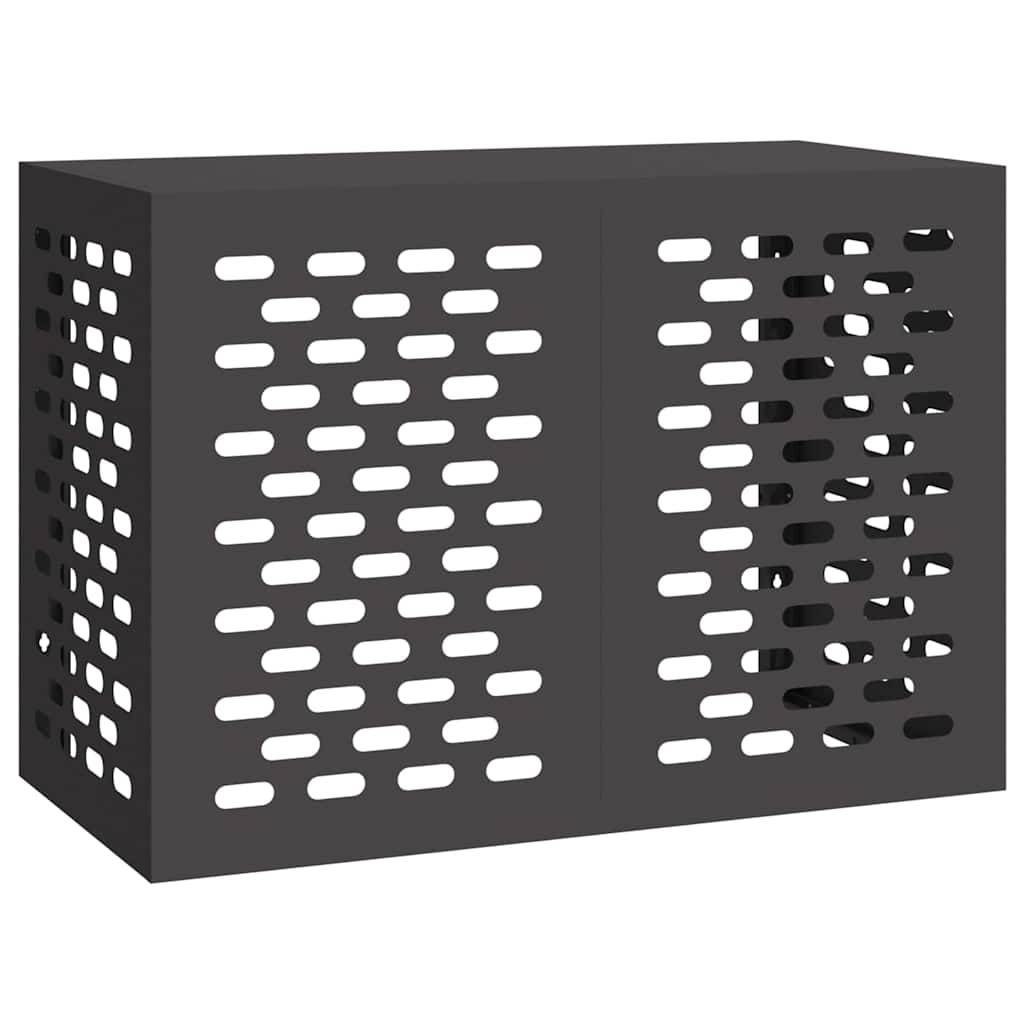 Vidaxl airconditioner hoes zwart 100 x 50 x 70 cm staal