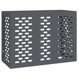 Vidaxl airconditioner hoes antraciet 110 x 50 x 80 cm staal