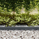 Vidaxl tuinrand 30 pcs antraciet 100 x 0.05 x 20 cm koudgewalst staal