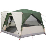 Vidaxl huisje tent met dak met opslag groen 400 x 350 x 212 cm