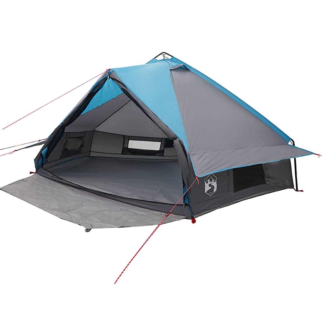 Vidaxl teepee tent met dak blauw en grijs 490 x 410 x 210 cm