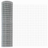 Vidaxl euro hek 1,4 x 10 m pvc-gecoat ijzer