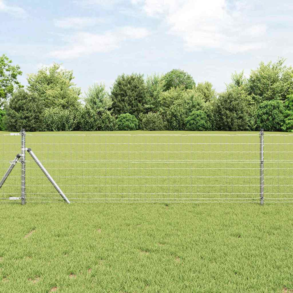 Vidaxl euro hek 0,8 x 10 m pvc-gecoat ijzer