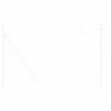 Vidaxl euro hek 1 x 10 m pvc-gecoat ijzer
