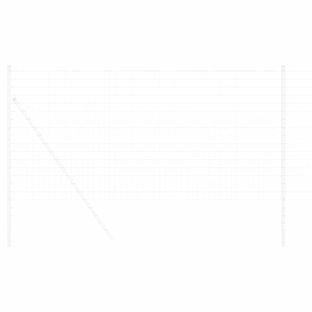 Vidaxl euro hek 1,2 x 10 m pvc-gecoat ijzer