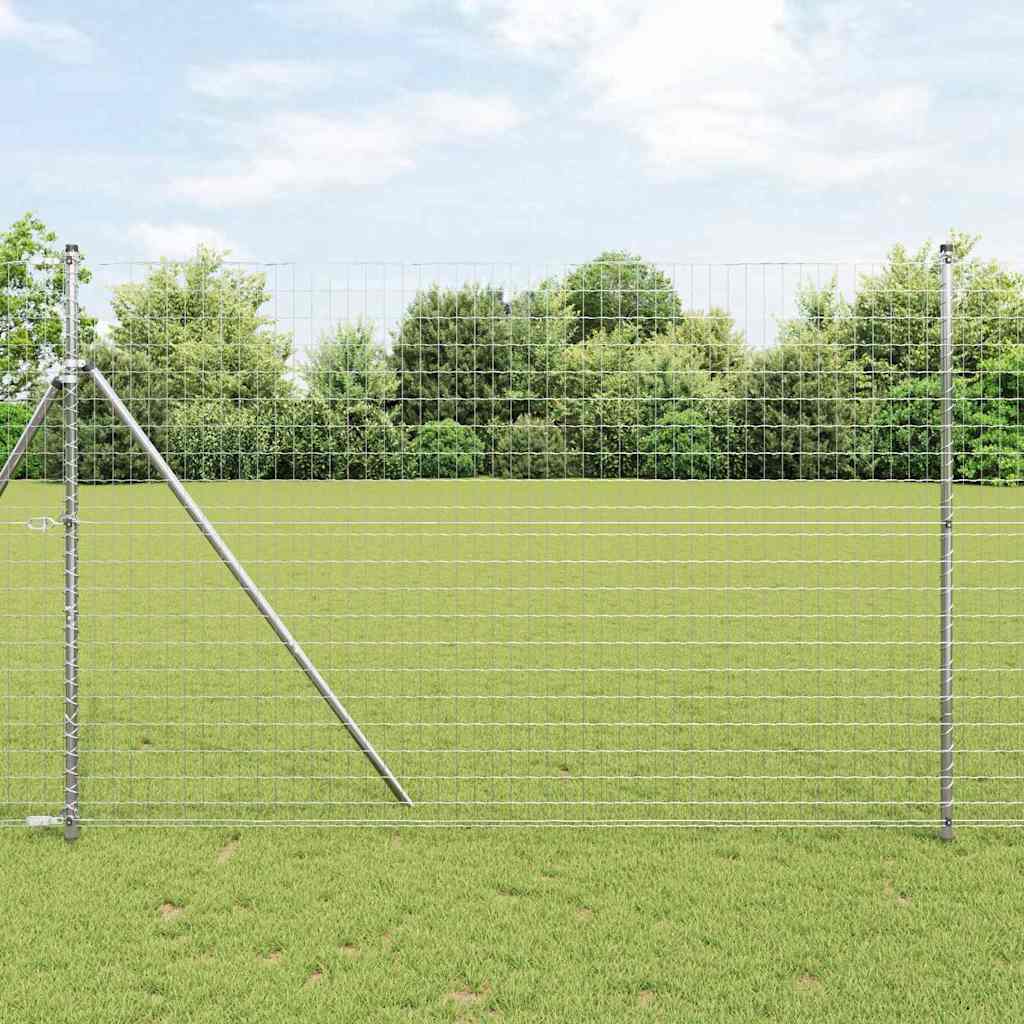 Vidaxl euro hek 1,6 x 10 m pvc-gecoat ijzer