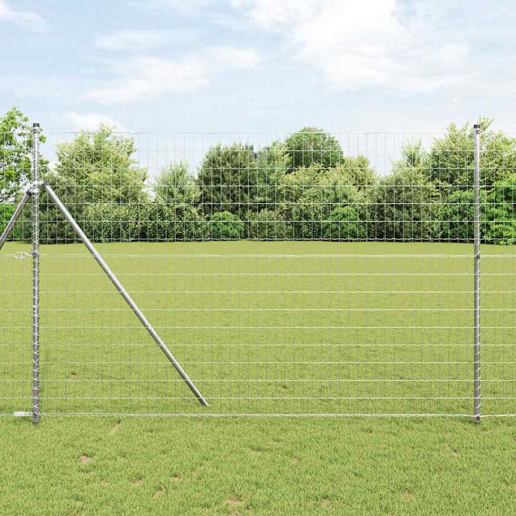 Vidaxl euro hek 1,6 x 10 m pvc-gecoat ijzer