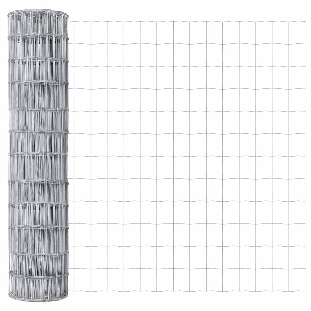 Vidaxl euro hek 1,2 x 10 m pvc-gecoat ijzer