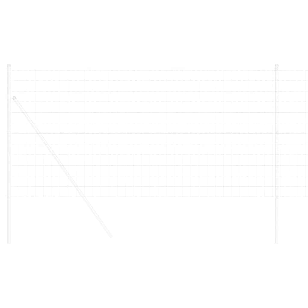 Vidaxl euro hek 1,2 x 10 m pvc-gecoat ijzer