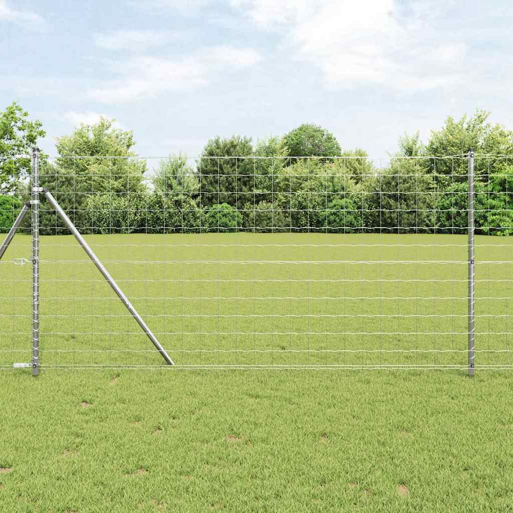 Vidaxl euro hek 1,2 x 10 m pvc-gecoat ijzer