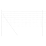 Vidaxl euro hek 0,6 x 25 m pvc-gecoat ijzer