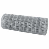 Vidaxl euro hek 0,4 x 25 m pvc-gecoat ijzer