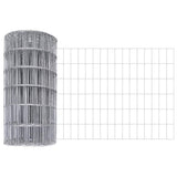 Vidaxl euro hek 0,8 x 25 m pvc-gecoat ijzer