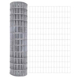 Vidaxl euro hek 1 x 25 m pvc-gecoat ijzer