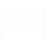 Vidaxl euro hek 1,2 x 25 m pvc-gecoat ijzer