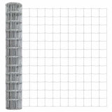 Vidaxl euro hek 1,2 x 25 m pvc-gecoat ijzer