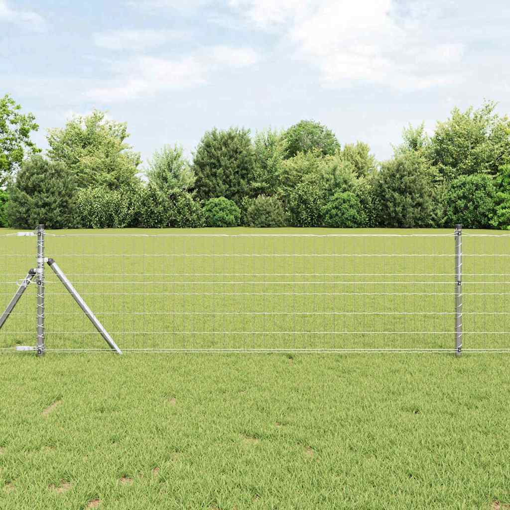 Vidaxl euro hek 0,4 x 50 m pvc-gecoat ijzer