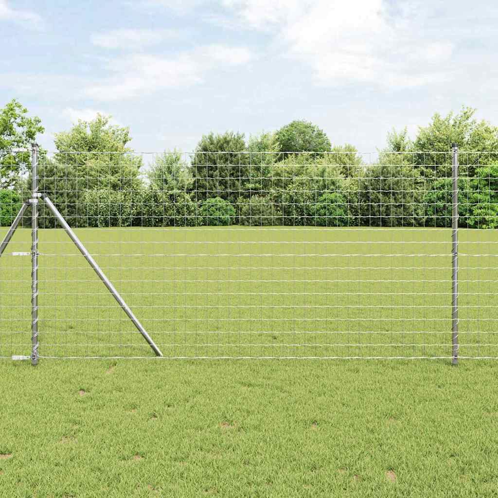 Vidaxl euro hek 1,2 x 10 m pvc-gecoat ijzer