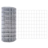 Vidaxl euro hek 0,8 x 25 m pvc-gecoat ijzer