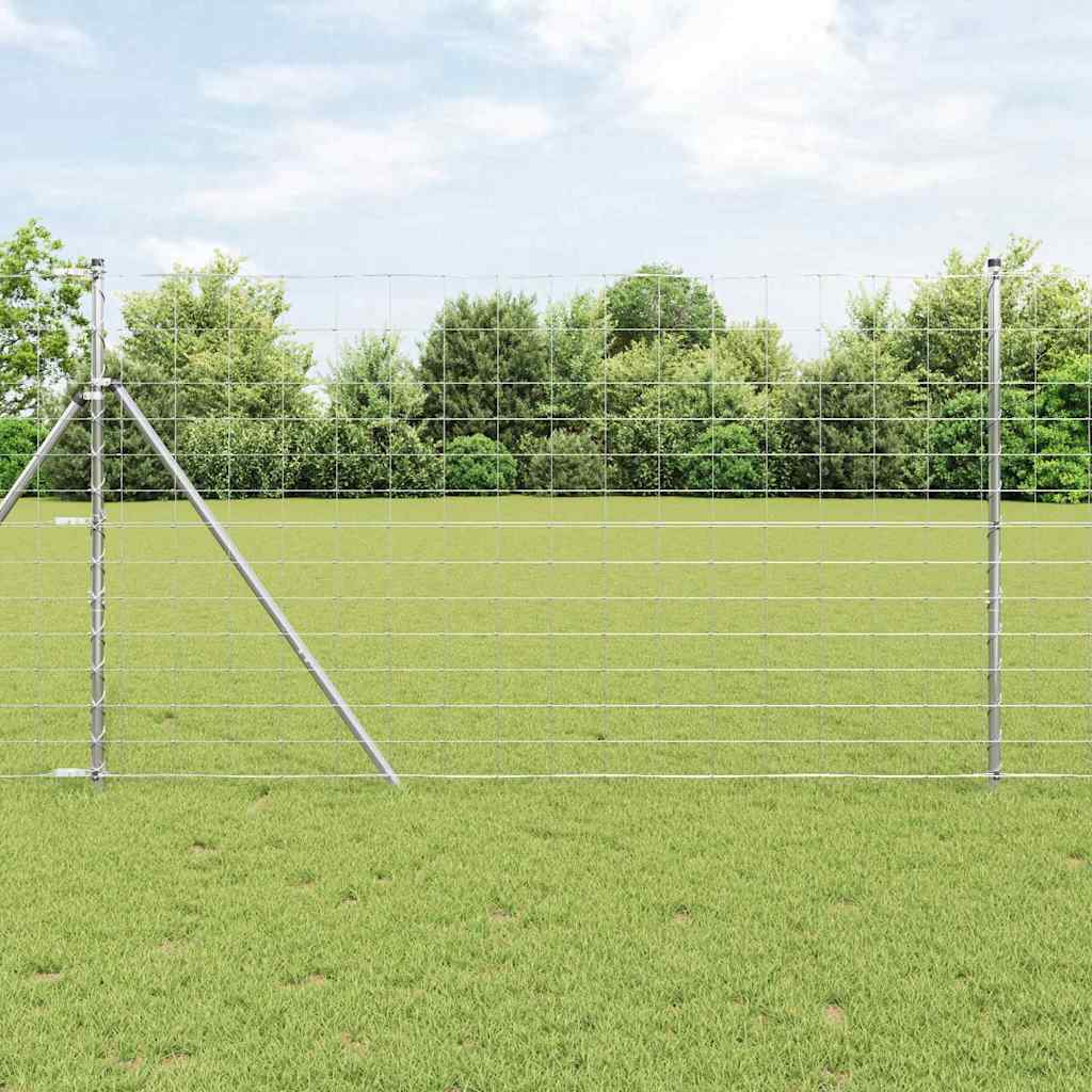 Vidaxl wilde hek warm verzinkt 1000 x 140 x 0.18 cm ijzer