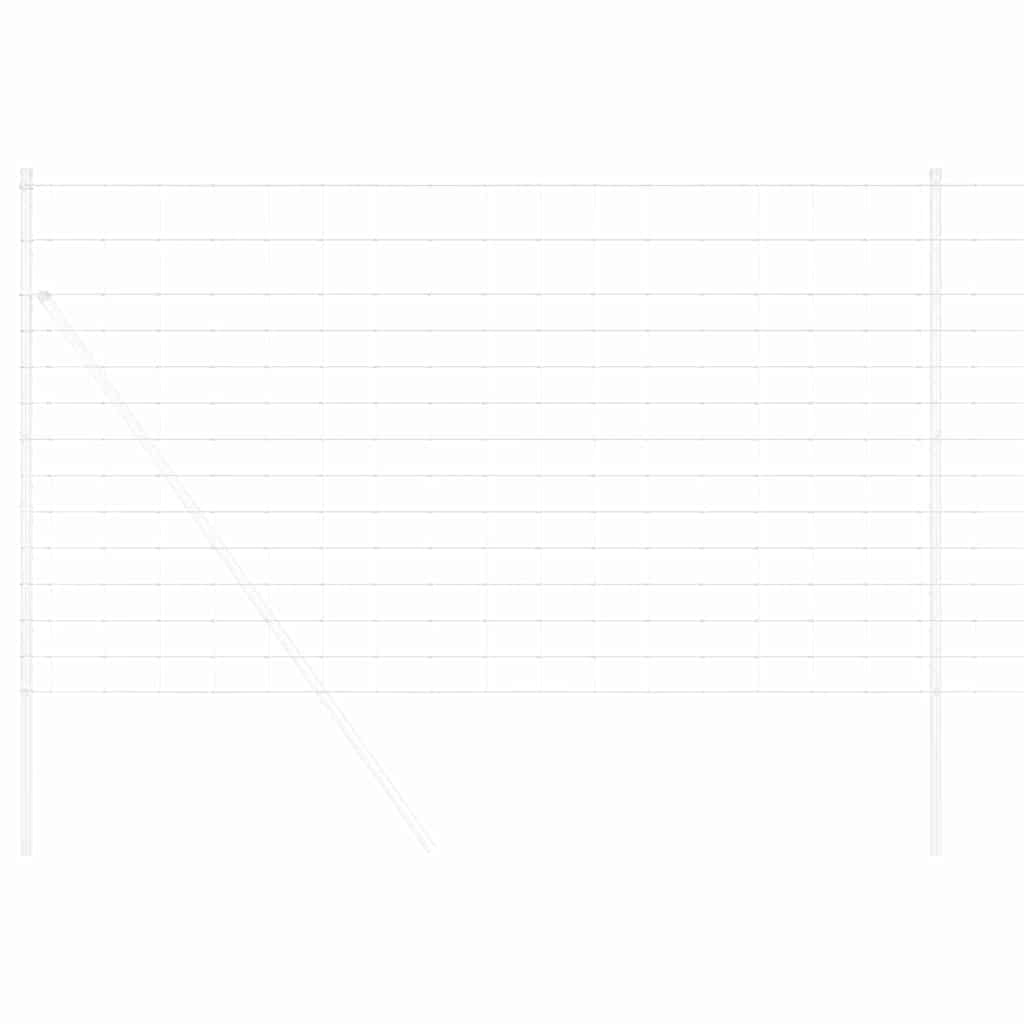 Vidaxl weidehekwerk zilver 25 x 1,4 m gegalvaniseerd staal