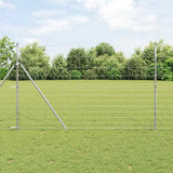Vidaxl weidehekwerk zilver 25 x 1,5 m gegalvaniseerd staal