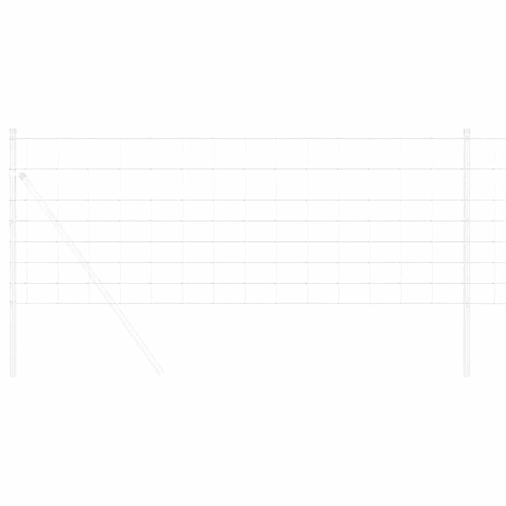 Vidaxl weidehekwerk zilver 50 x 0,8 m gegalvaniseerd staal