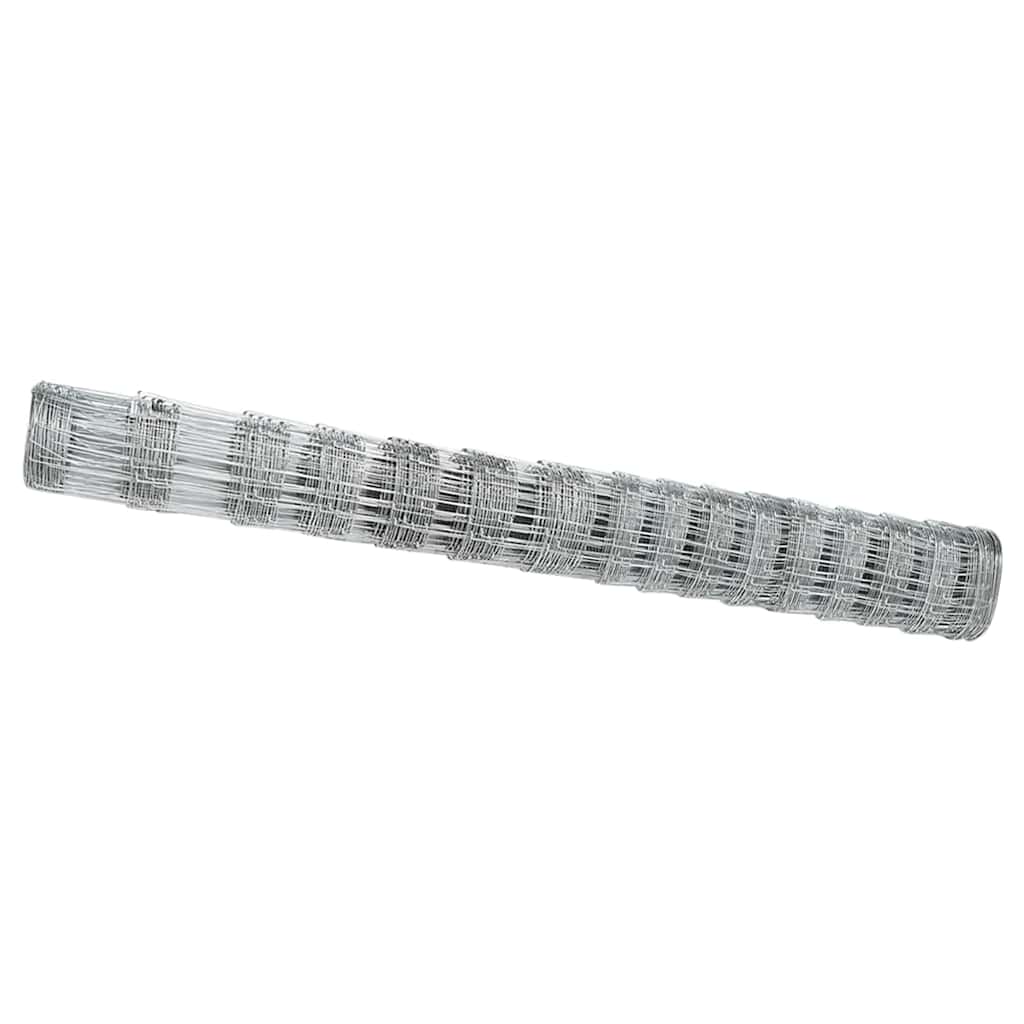 Vidaxl weidehekwerk zilver 50 x 1,2 m gegalvaniseerd staal