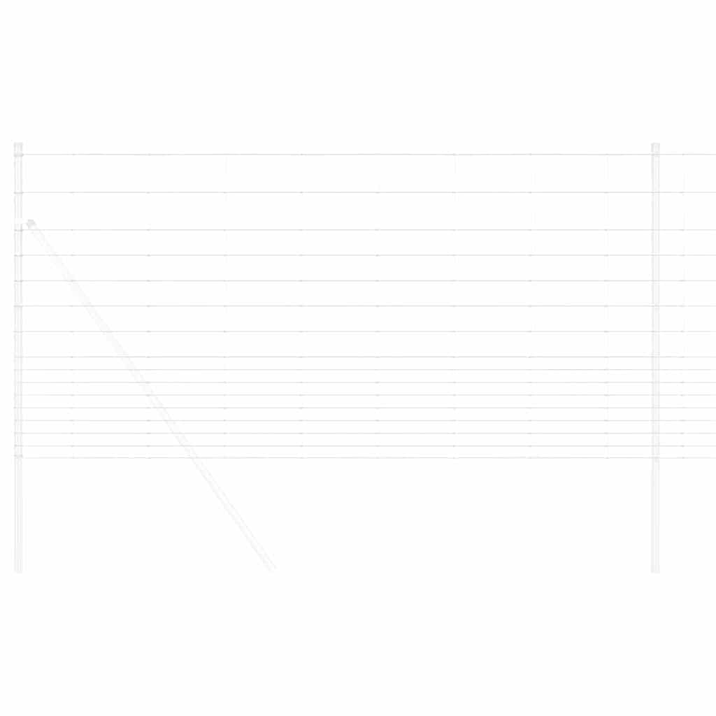 Vidaxl weidehekwerk zilver 50 x 1,2 m gegalvaniseerd staal