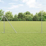 Vidaxl weidehekwerk zilver 50 x 1,4 m gegalvaniseerd staal